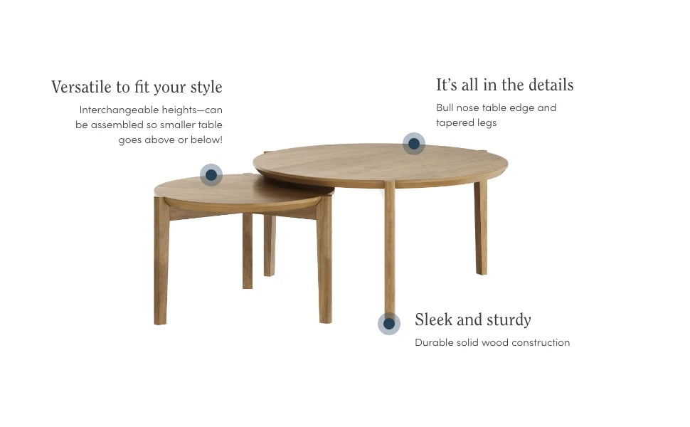 Kendall Stacking Round Table